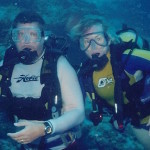 picture of Brian and Paula scuba diving